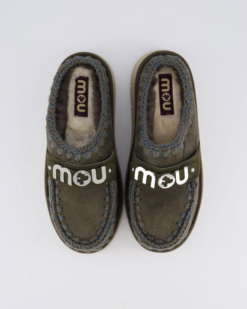 Bounce Clog Metal Logo Black Olive