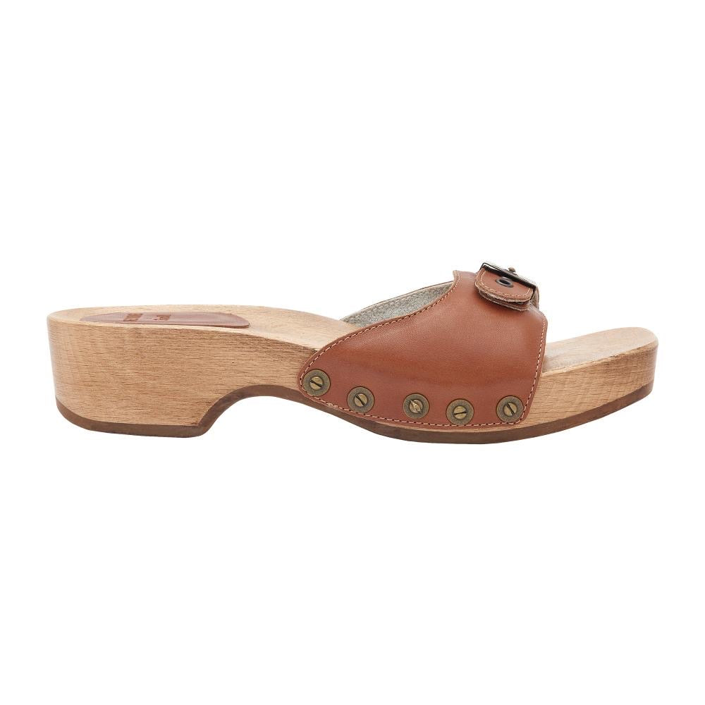 Dr. Scholl's Clog Sandal Cuoio Leather