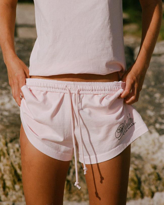 Health Script Disco Short Pink Dolphin/Navy