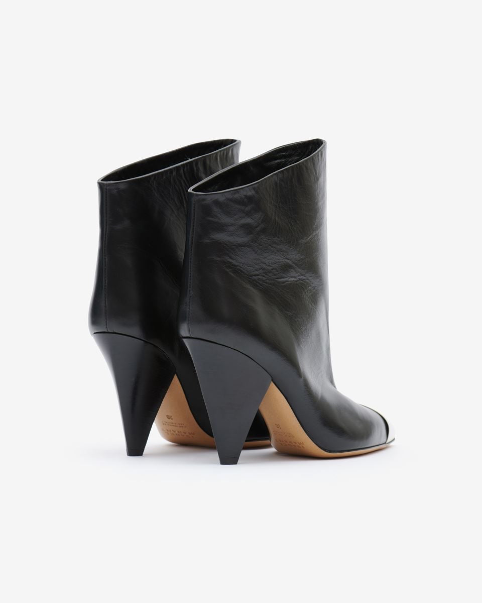 Lapio Low Leather Boots Isabel MARANT