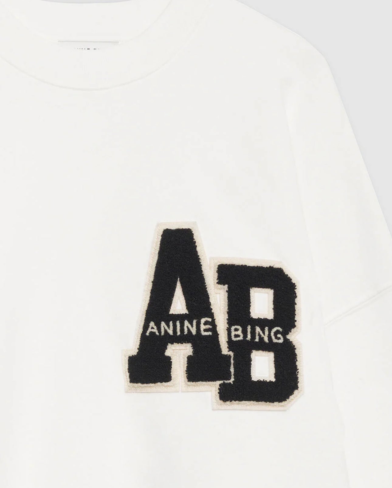 OVERSIZED SWEATSHIRT LETTERMAN