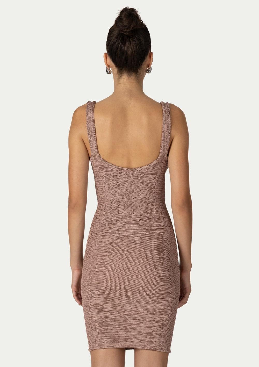Mika Dress Rose Beige