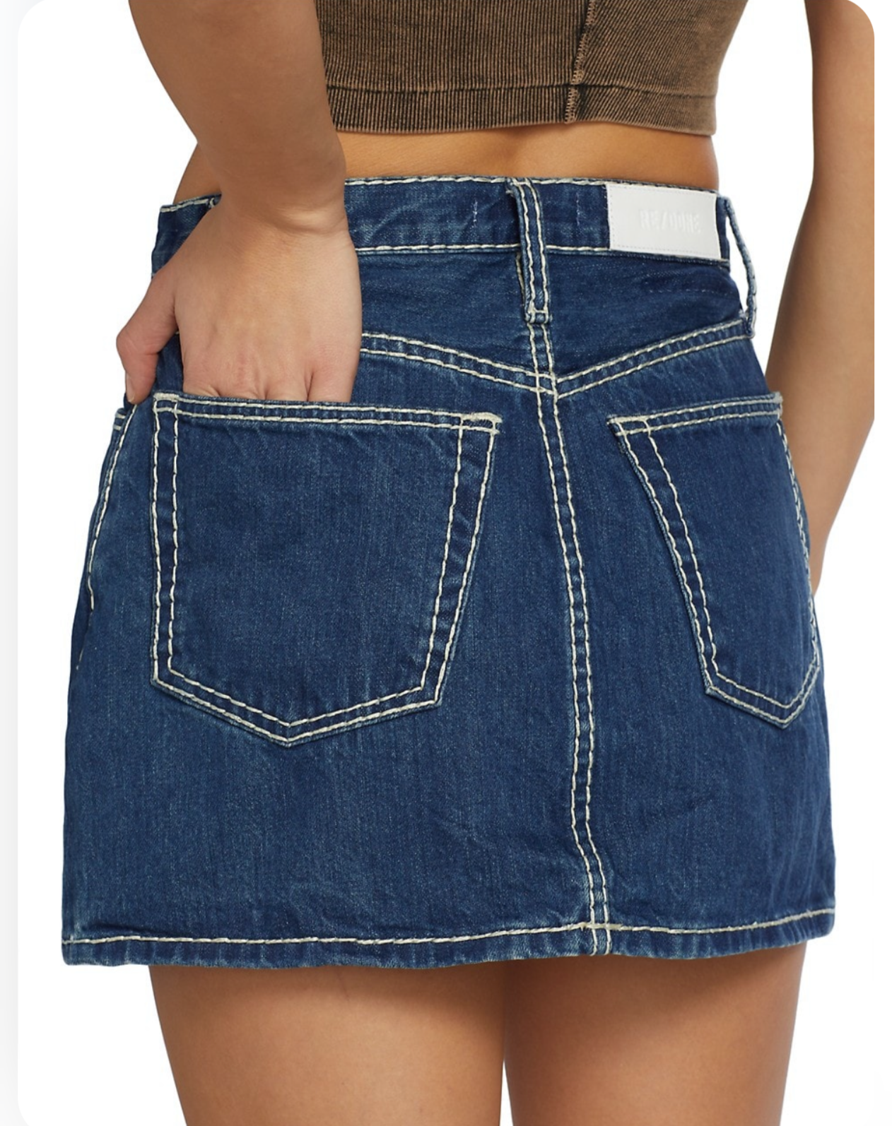 RE/Done Skirt denim